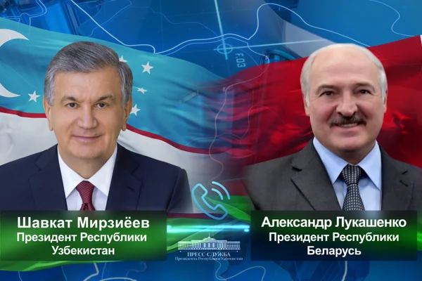 O'zbekiston va Belarus rahbarlari muloqot qildi 📞