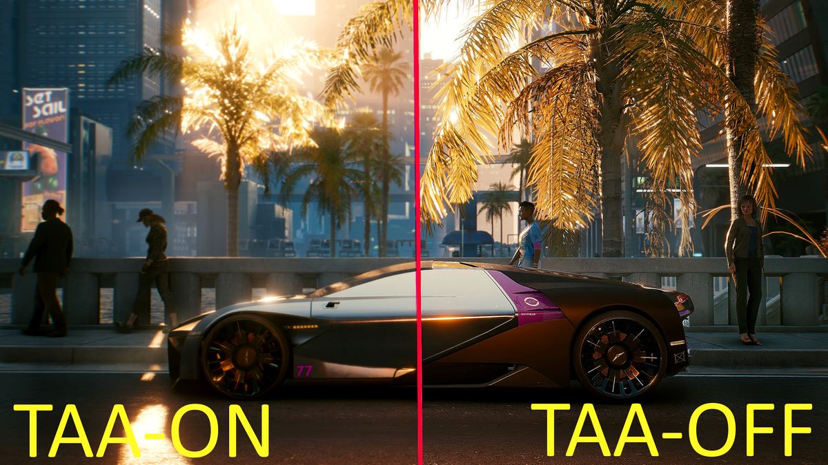 Cyberpunk 2077 uchun TAA modifikatsiyasi 🎮