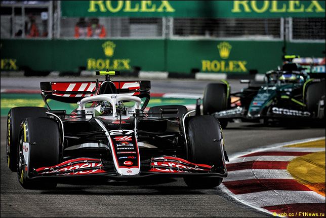 🏎 Xyulkenberg Singapurda ochko oldi!