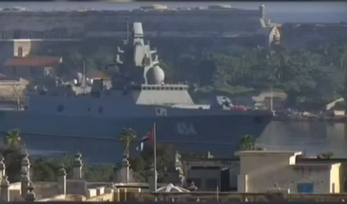 Rossiyaning "Admiral Gorshkov" fregati Kubaga keldi 🚢