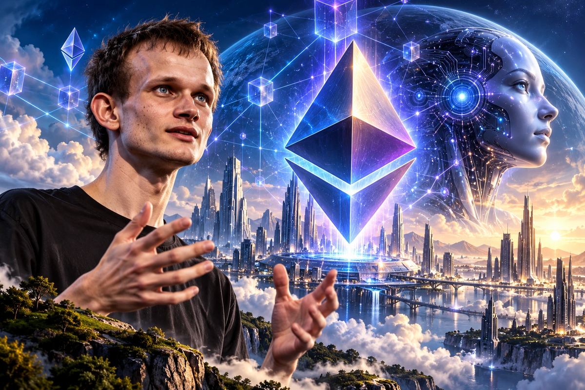Vitalik Buterin sunishini AI va blokcheyn kelajagiga qaratdi 🤖